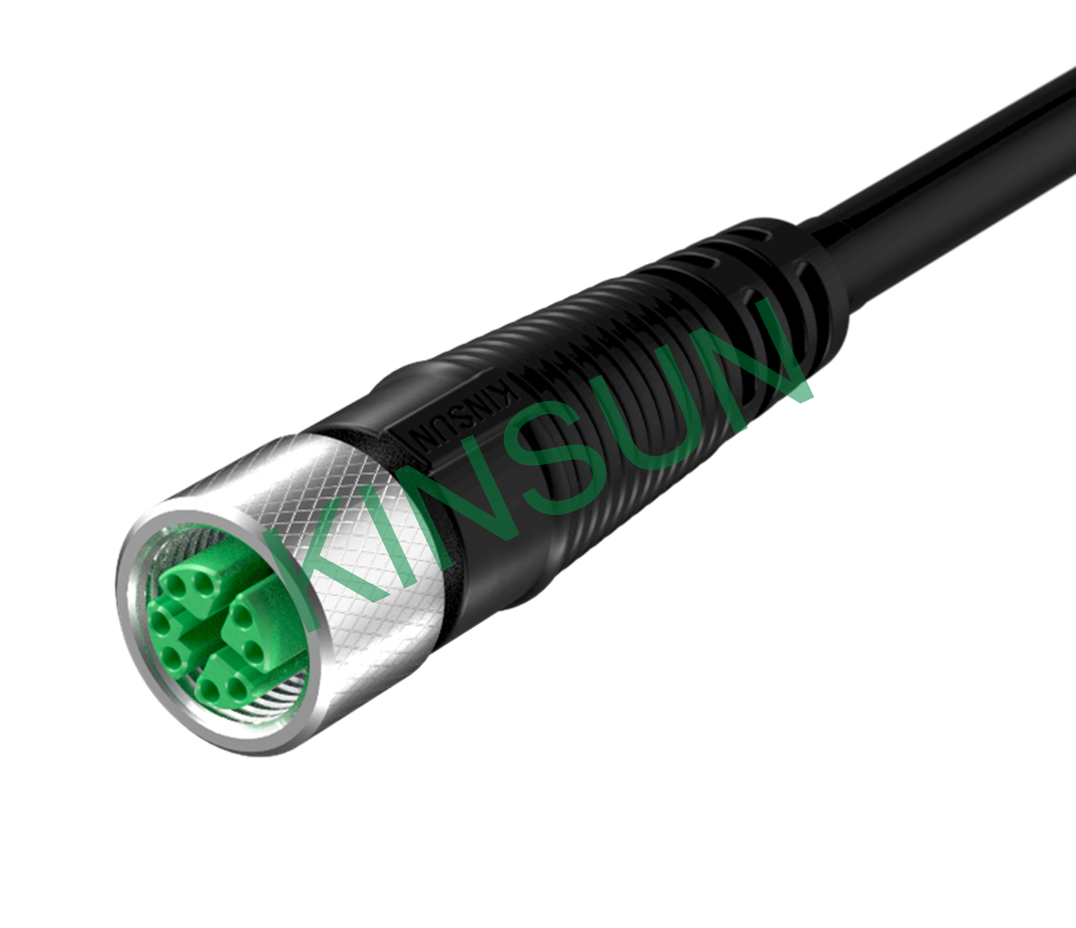 IP68 M12 X-코드 여성 이더넷 케이블